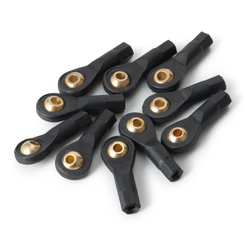 AXSPEED 10 Chiếc Nhựa M2/M3 Liên Kết Cần Bóng Cấp Chung Cho Trục SCX10 TRAXXAS TRX-4 1/10 RC Rock xe Bánh Xích Phụ Kiện Xe Hơi