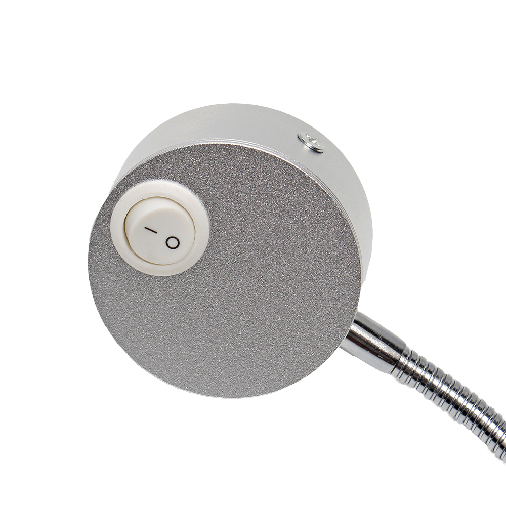 RV LED lampe de lecture 12V Flexible col de cygne applique 360 degrés Rotation tuyau mur bouton contrôle pour caravane camping-car camping-car