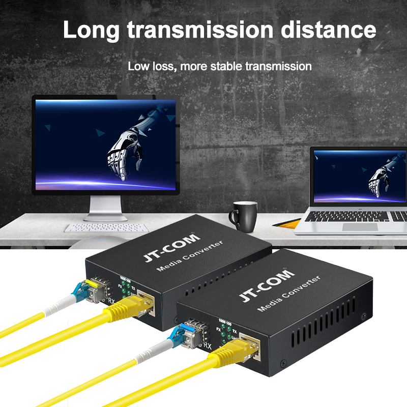 1 ГБ SFP волоконно-оптический медиаконвертер RJ45 1000 Мбит/с SFP волоконный коммутатор с модулем SFP совместимый с Cisco/Mikrotik/Huawei