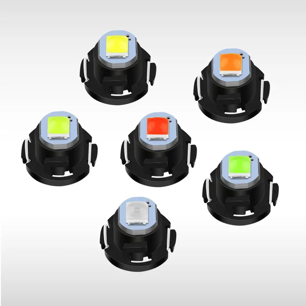 10 pçs t3 led 3030 smd lâmpada led t4.2 t4.7 lâmpada indicadora painel do carro luz indicadora de advertência instrumento lâmpada automática
