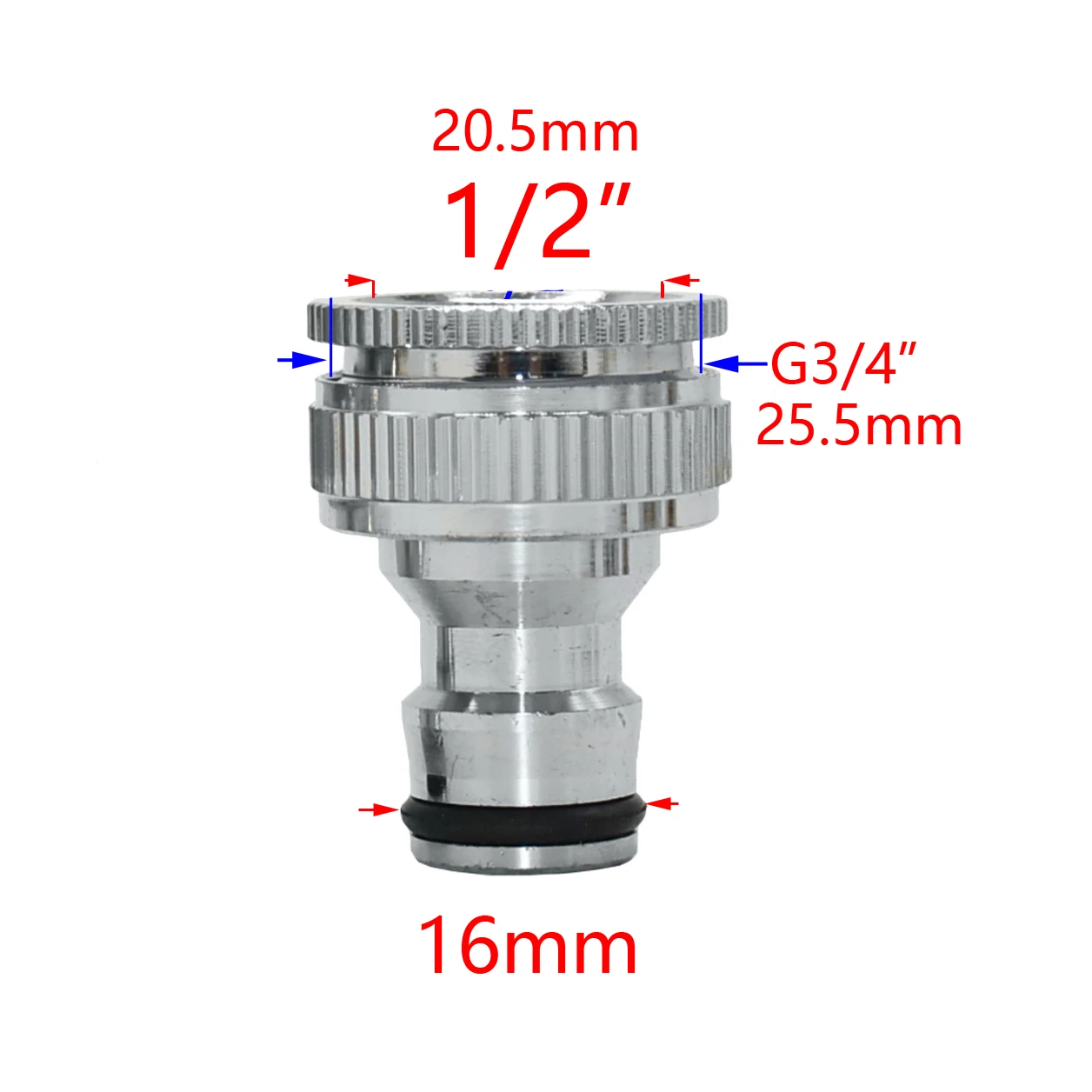 1/2 3/4 5/8 1 "Chủ Đề Đầu Nối Nhanh Bằng Đồng Tưới Vườn Adapter Tưới Nhỏ Giọt Đầu Vòi Bằng Đồng Đầu Nối Nhanh Phụ Kiện 1 chiếc