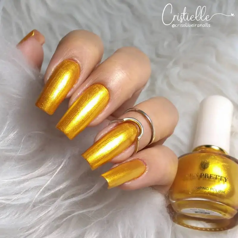 Sinh Xinh Xắn 2 Cái/bộ 6ML Đen Trắng Móng Dập Ba Lan Dầu Bóng Vàng Bạc Cho Móng Tay Nghệ Thuật Tấm Tem Dầu dập Series