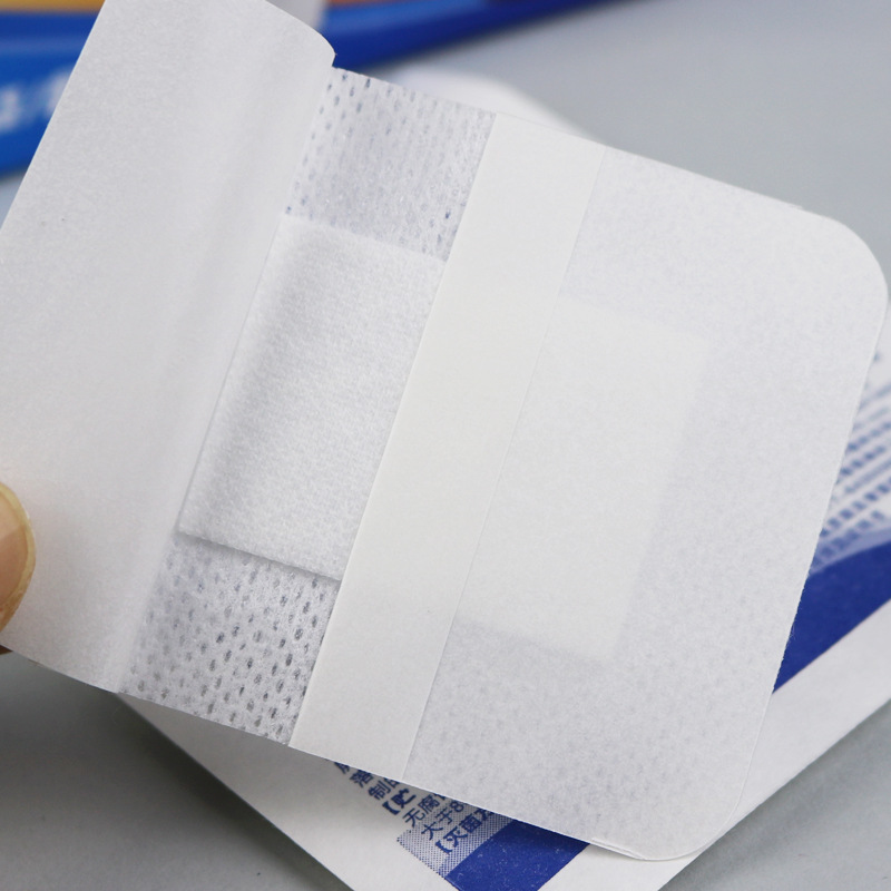 10pcs ปราศจากเชื้อ Dressing กันน้ํา Breathable Cushion กาวพลาสเตอร์แผล Hemostasis สติกเกอร์ First Aid BANDAGE ชุดฉุกเฉิน