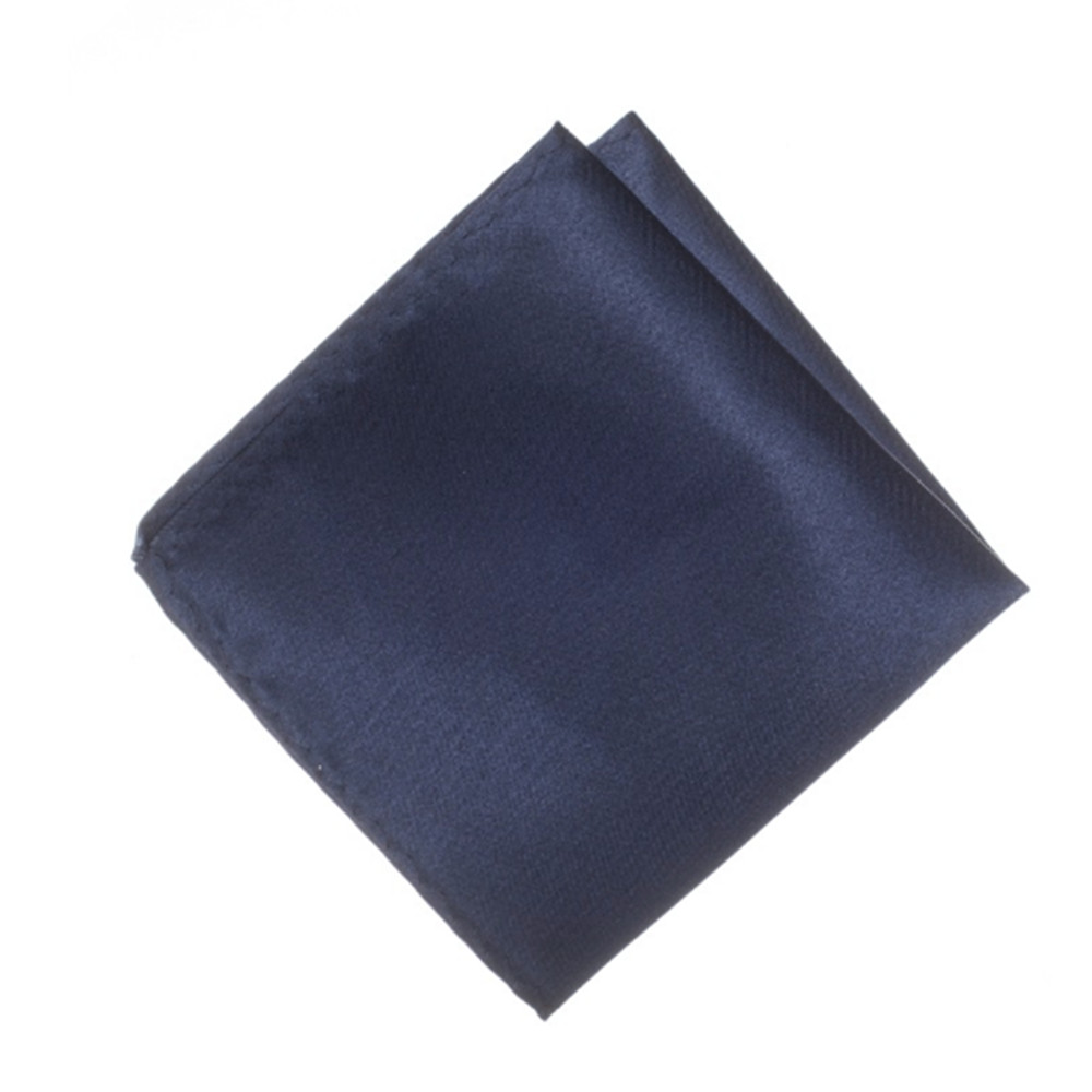 แฟชั่นซาตินพ็อกเก็ตสแควร์ Hankerchief ธรรมดา Hanky Wedding Party A87