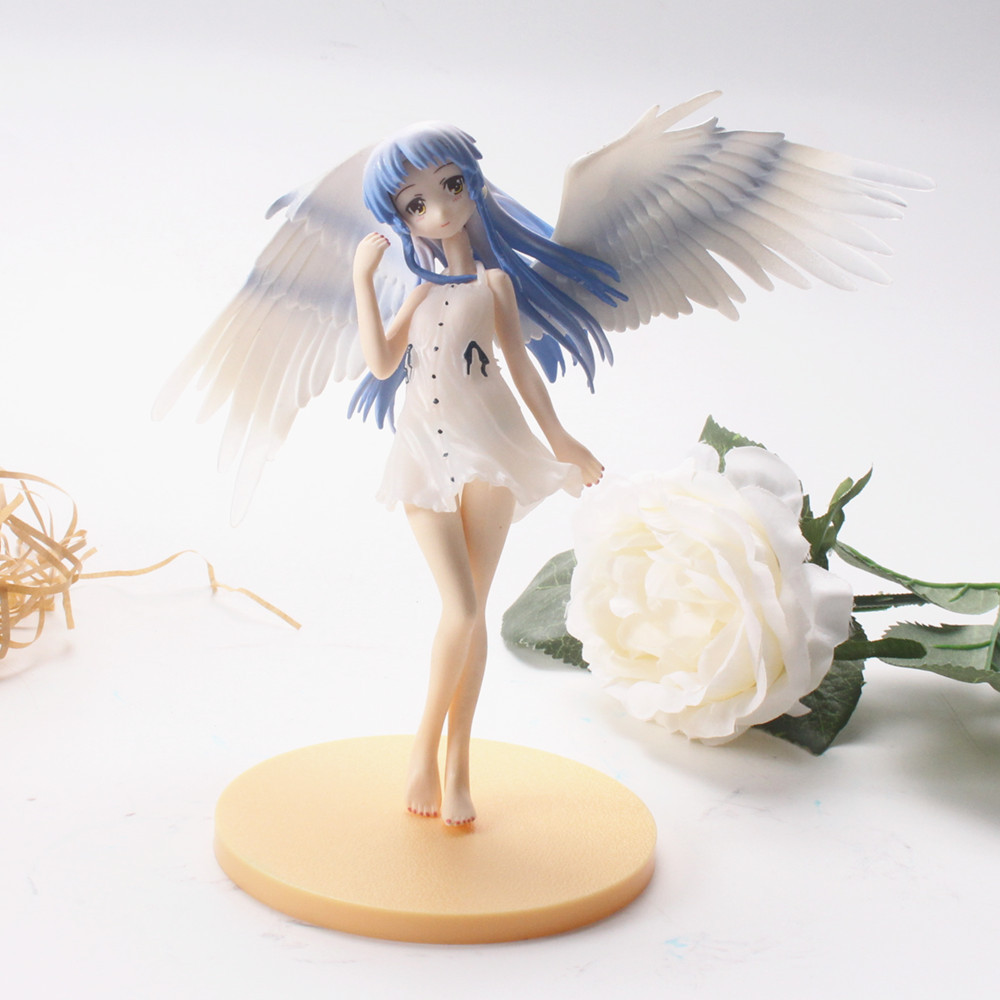 15Cm Action Figure Angel Beats Tachibana Kanade PVC Model Mainan Desktop Kue Dekorasi Malaikat Patung Hadiah untuk Anak-anak
