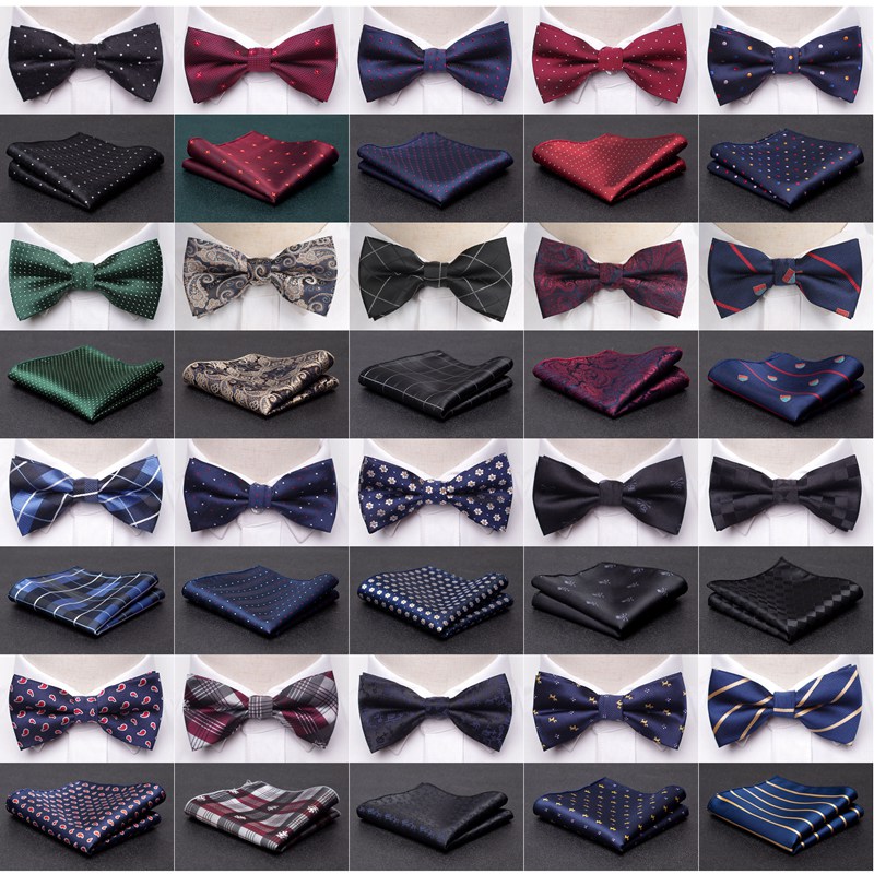 ผู้ชาย Bowtie Cravat ชุดแฟชั่นผีเสื้องานแต่งงานผูกสาวธุรกิจ Jacquard Bow Tie ผู้ชาย Bowknot ขายส่งอุปกรณ์เสริม