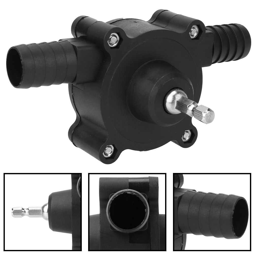 Bomba de taladro eléctrico para jardín, herramienta portátil para exteriores, Mini bombas de transferencia de líquido autocebantes de mano, bomba de agua de fluido de aceite diésel