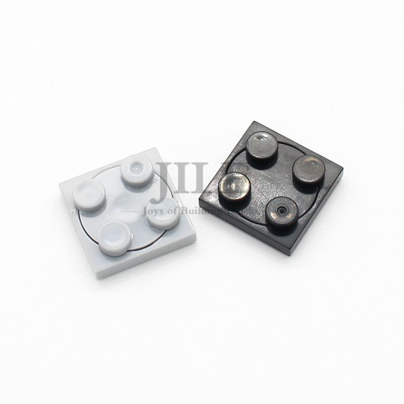 20 piezas bloques de construcción Moc tocadiscos Base de placa 2x2 con tapa 3680 3679 DIY ladrillos creativos compatibles clásicos piezas de ensamblaje