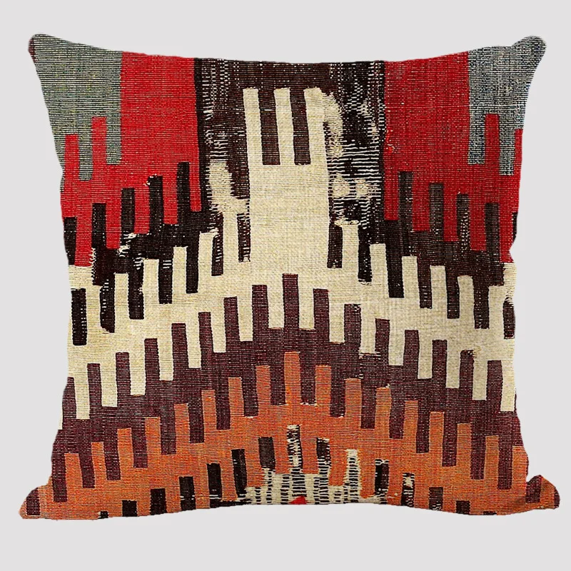 Bohemian Hoa Văn Lót Đệm Lưng Multicolors Trừu Tượng Dân Tộc Hình Học In Gối Trang Trí Ốp Lưng Ghế Sofa PHÒNG KHÁCH Gối