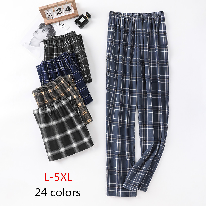 Nuevo estilo, gran oferta, pantalones de pijama a cuadros de algodón para Adluts, muebles para el hogar, pantalones de algodón, pijama de algodón para hombres, ropa para dormir en el hogar