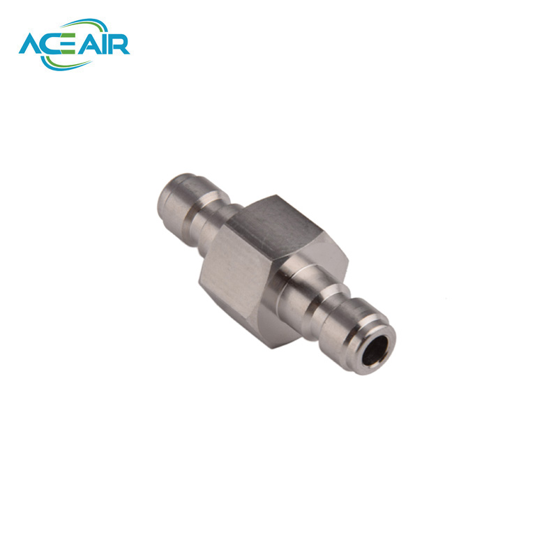 Adaptador de llenado PCP, enchufe macho, sonda de llenado directo de acero inoxidable, 2 unids/lote