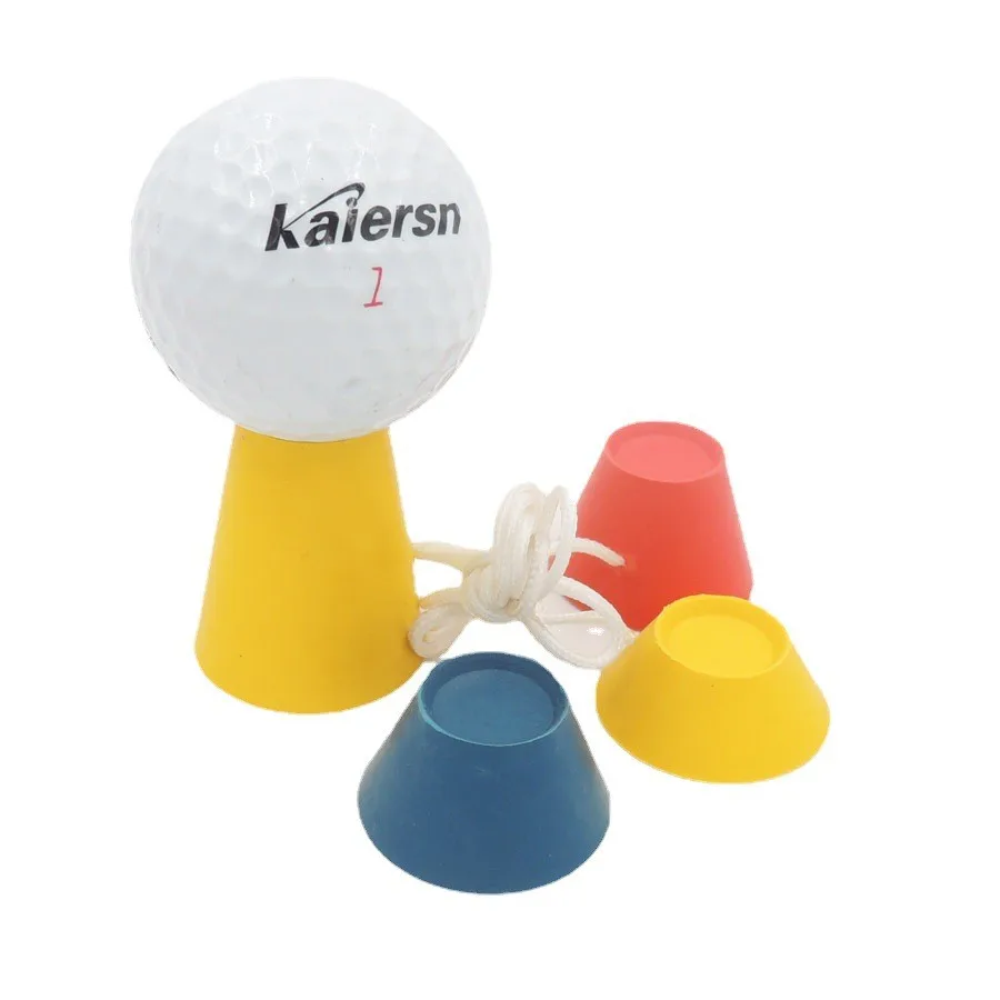 Diferentes Heights Rubber Golf Tees, Golf Tees, Motorista, Casa, Bola de Faixa, Treinamento, Prática, Esportes ao ar livre, 4 em 1, Inverno