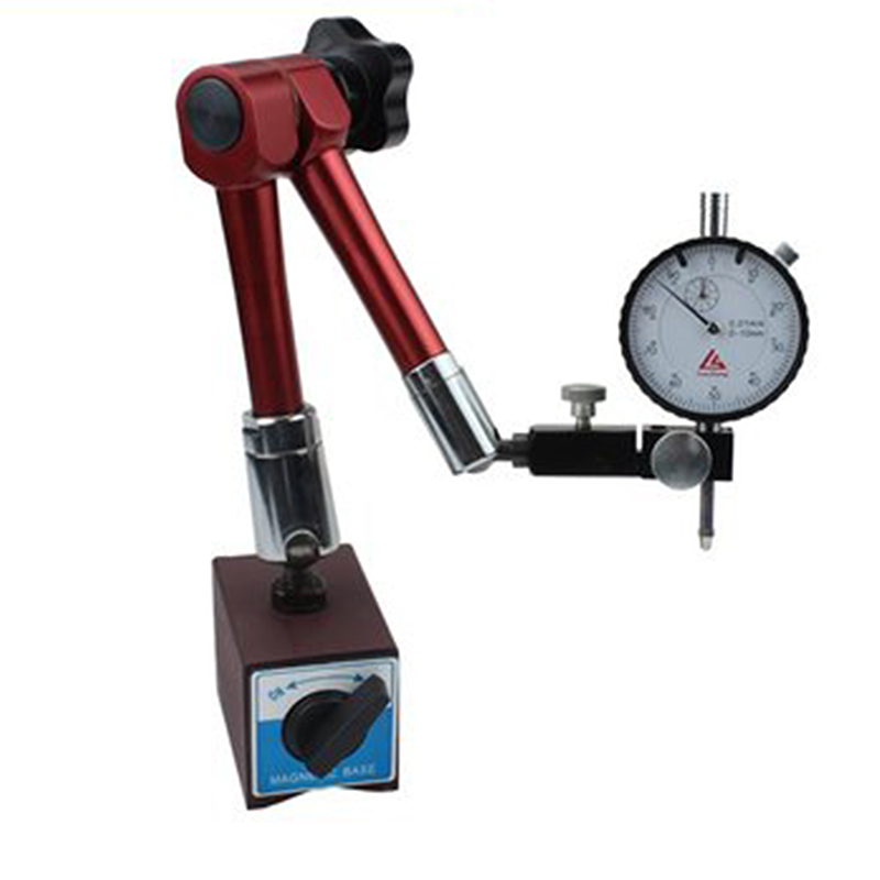 Indicador de Dial de 0-10mm, soporte magnético Universal, Base, comparador de prueba de Dial de 0,8mm para calibración de equipos