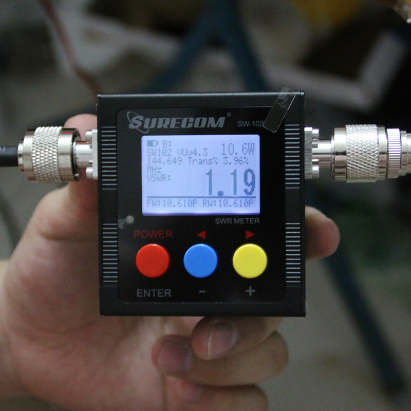 SURECOM SW-102 N тип 125-525 МГц УКВ / УВЧ Антенна Power and SWR Цифровой VHF / UHF SWR и Power Watt Аксессуары