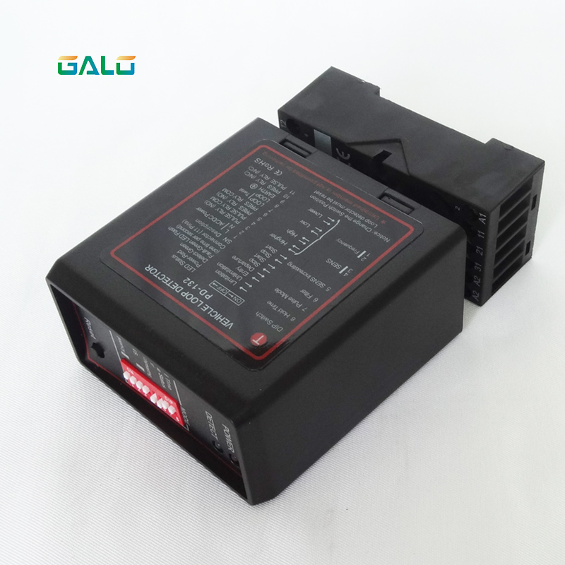 Detector de bucle para detección de vehículos, dispositivo de inspección de automóviles, Control de señal inductiva de tráfico, PD132, 220V/110V/12V/24V