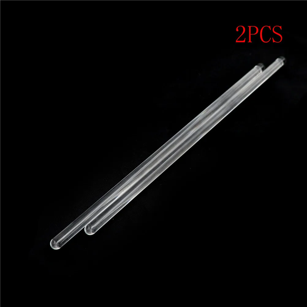 2 Pcs 6*200 Millimetri di Vetro Asta di Agitazione per Uso di Laboratorio Mescolando Agitatore Laboratorio 150 Mm X 5 Mm di Scuola Trasparente di Vetro Burette Miscelatore Commercio All'ingrosso