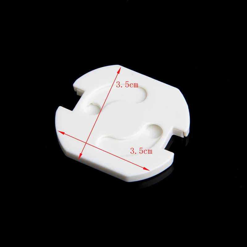10Pcs EU ซ็อกเก็ตไฟฟ้าเด็กทารกเด็กความปลอดภัยป้องกันไฟฟ้า Shock ปลั๊ก Protector ฝาครอบหมุน