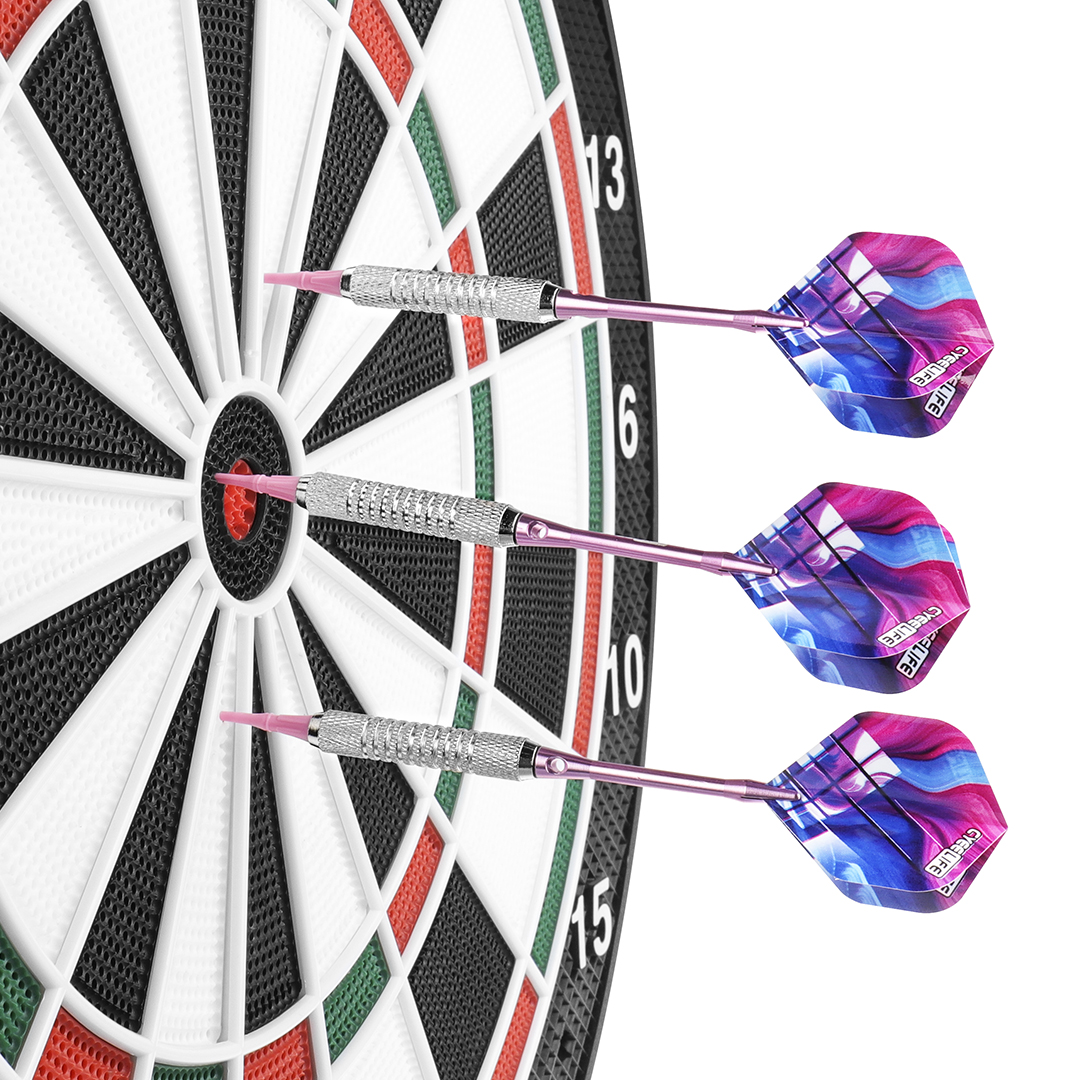 CyeeLife Professionelle 16/18 Gramm Soft Tip Darts Set mit Extra Kunststoff Tipps für Elektronische Dartscheibe Zubehör