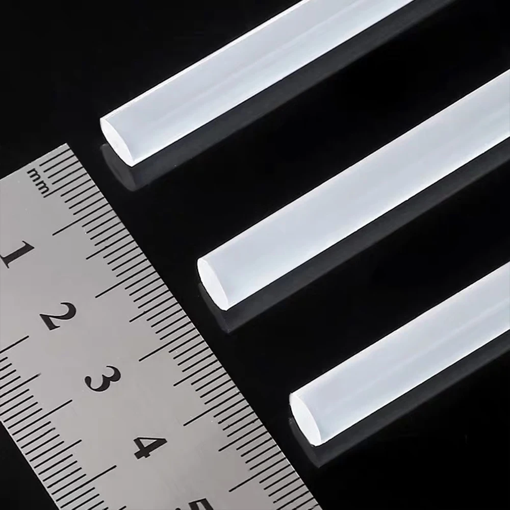 10/50 Miếng Nóng Keo Trong Suốt 11Mm 7Mm Thanh Keo Silicon Cao Cấp Độ Nhớt Tăng Cường Độ Bám
