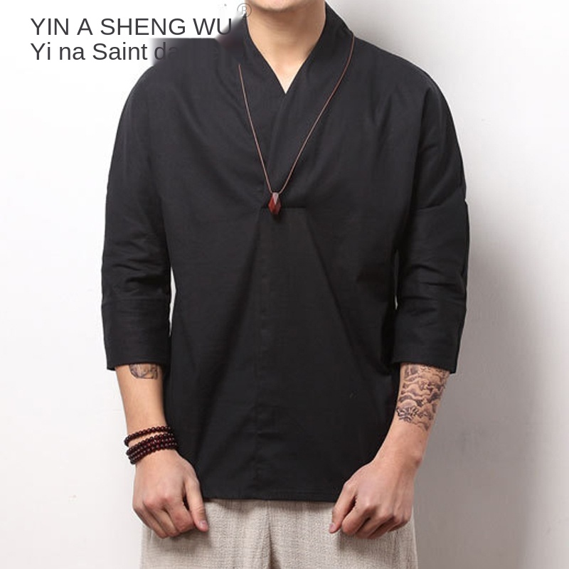 일본 남성 카디건 기모노 전통 패션 일본 사무라이 의류 streetwear 유카타 남성 셔츠 하오리 남성 기모노 코트