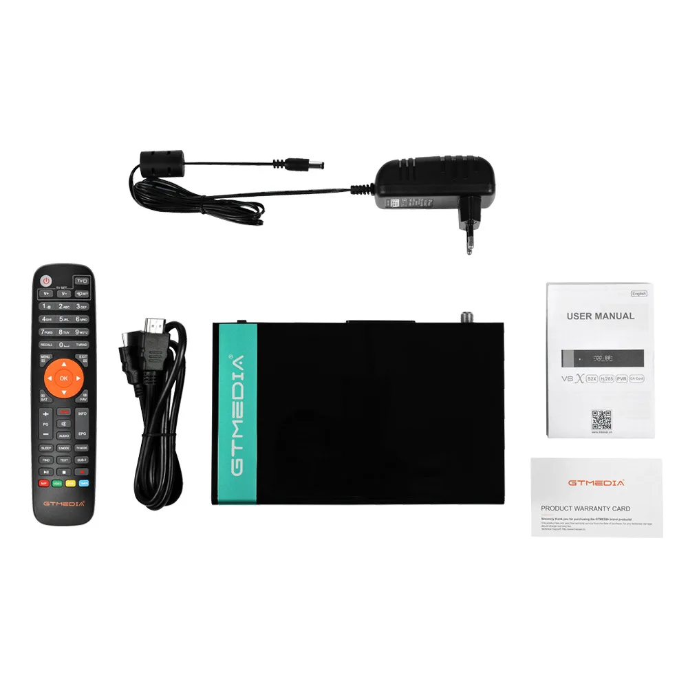Gtmedia V8X DVB S2 Đầu Thu Vệ Tinh Builtin Wifi Hỗ Trợ H.265 DVB-S/S2/S2X, VCM ACM Nâng Cấp V8 NOVA V9 Siêu V8 PRO2