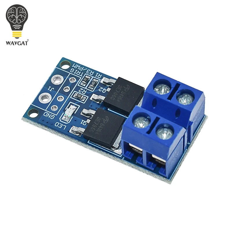 1/10 Uds 15A 400W MOS FET interruptor de disparo módulo de accionamiento PWM Panel de Control regulador para arduino