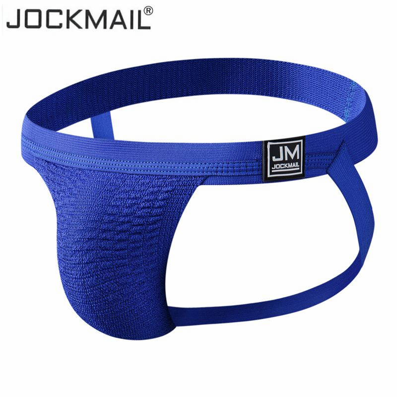 JOCKMAIL Men's Underwear Jockstrap Athletic Supporters, Low Rise Stretch Performance Jock Strap Sexy men underwear gay underwear