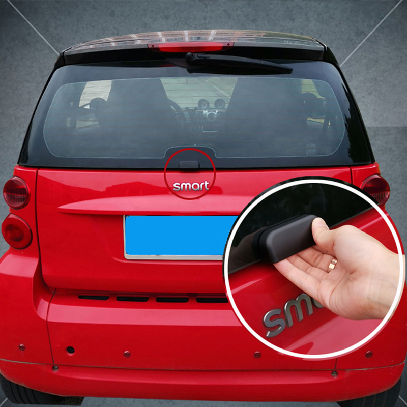 Für Old Smart fortwo 451 Auto Hinten Stoßstange Stamm Hintertür Griff Aufkleber Hilfs Knopf Außen Dekoration Auto Auto Zubehör