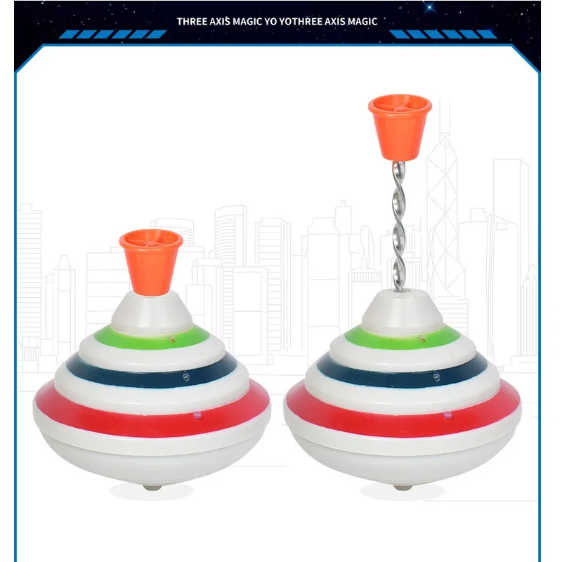 Classic Magic Spinning Tops ของเล่นเพลง Gyro ของเล่นเด็ก LED Flash Light เพลงตลกของเล่นเด็กของขวัญวันเกิด