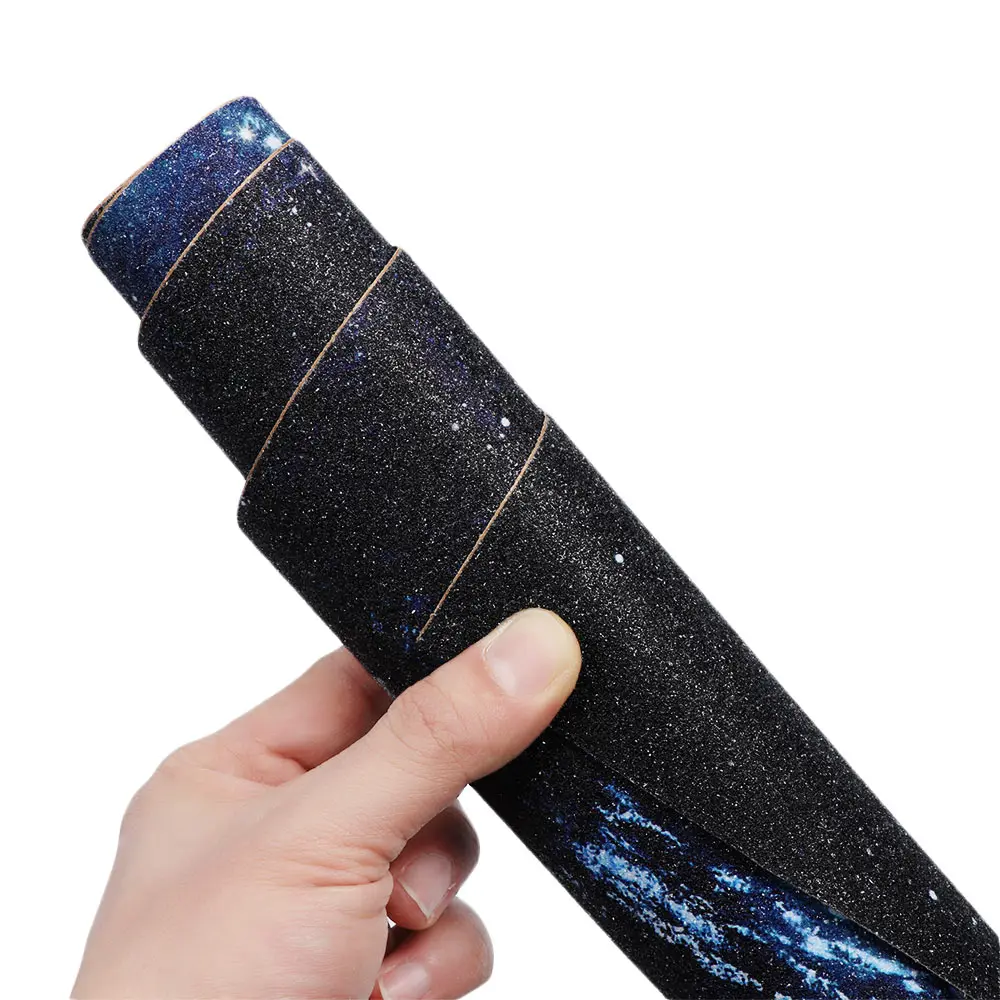 Multistyles ลื่นสําหรับสเก็ตบอร์ดสติกเกอร์ Longboarding Griptape อุปกรณ์เสริม Grip เทปสเก็ตบอร์ดดาดฟ้ากระดาษทราย