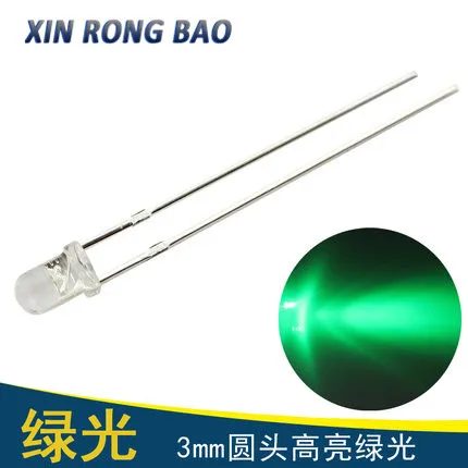 100 Chiếc F3 F5 LED Xanh Đỏ Vàng Xanh Dương Trắng Vàng Siêu Sáng Nhúng 5MM 3MM Chất Lượng Cao đính Hạt Đèn LED Phát Sáng