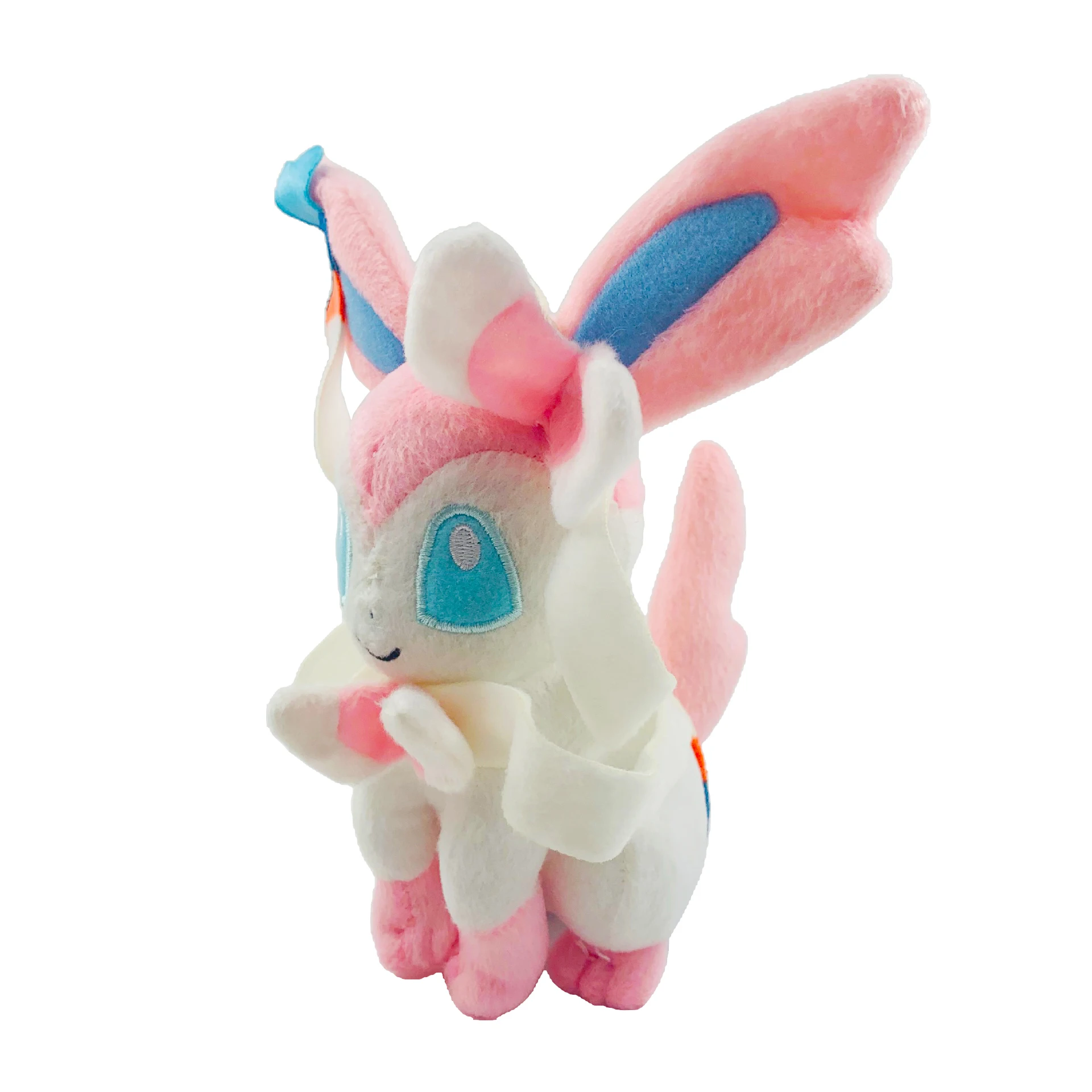 24Cm Pokemon Sylveon Eevee Sang Trọng Búp Bê Đồ Chơi Nhồi Bông Kawaii Màu Hồng Cổ Tích Quốc Mã Tiền Đồ Trang Trí Quà Tặng