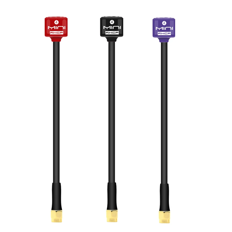 5.8G Lollipop 4 RHCP SMA/RP-SMA Ăng Ten 2.8Dbi Anten Độ Lợi Cao Cho RC FPV Phát/Thu Màn Hình bỉm Dán Goon Máy Bay Không Người Lái Một Phần