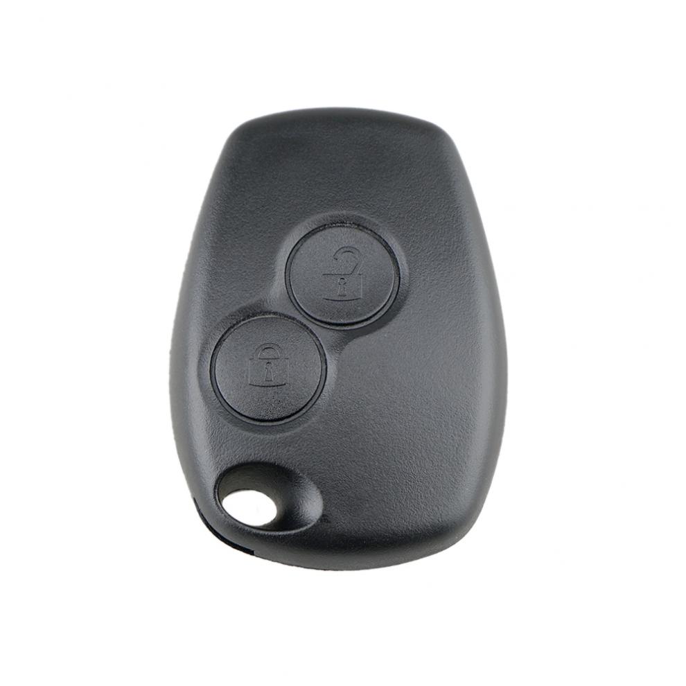 Chave remota de carro com 2 botões, compatível com Renault Megane Modus Espace Laguna Duster Logan DACIA Sandero Fluence Clio Kangoo