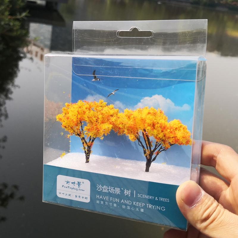 65 mm handgefertigte Modellbäume aus mentalem Draht, 1/87 Ho-Maßstab, Modell (Blume), Miniatur-Landschaft, Modelleisenbahn, Eisenbahn-Layout, Landschaft