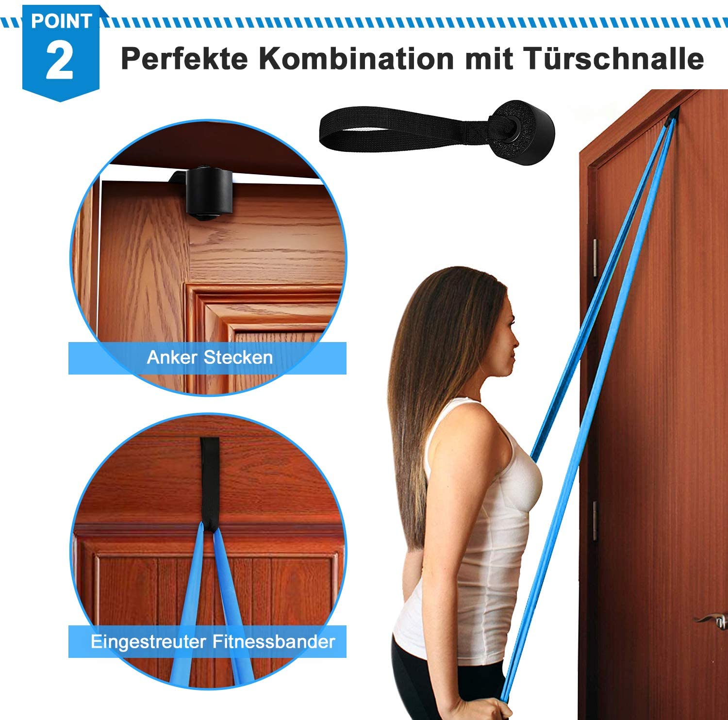Elastische Fitnessbänder, 3 Stück, Widerstandsbänder, elastische Fitnessbänder, Yoga, Pilates, Crossfit, Dehnen, muskulöse Trainingsgeräte