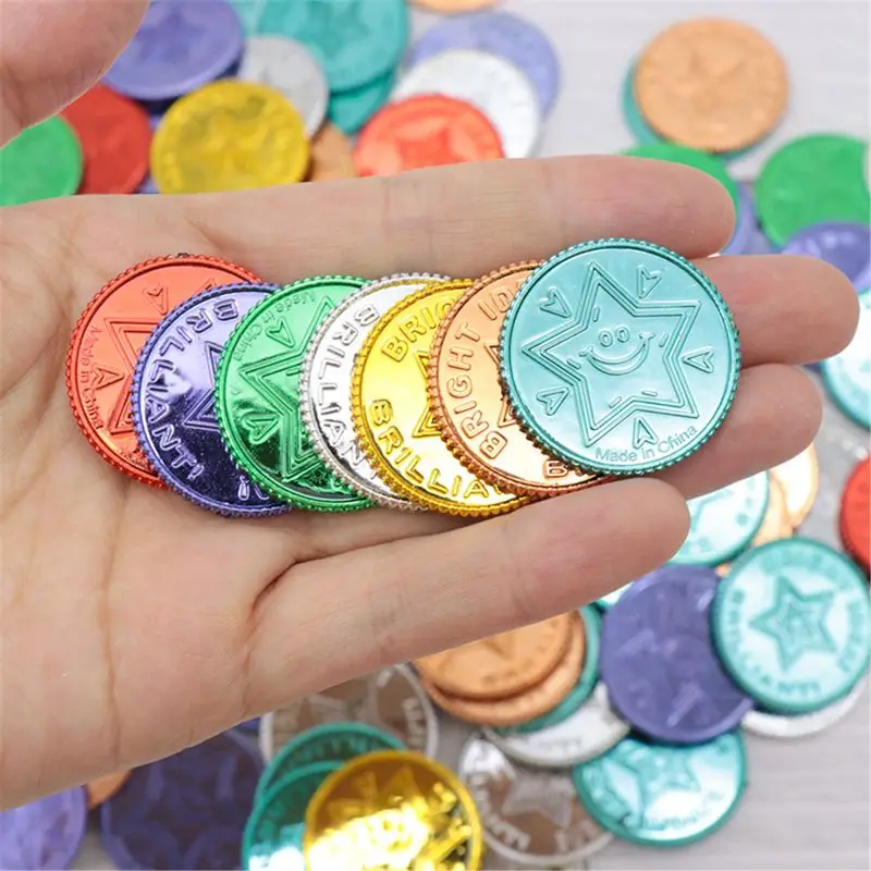 May Mắn Cướp Biển Đồng Tiền Vàng Nhựa Bộ Năm 100, Chơi Vàng Kho Báu Đồng Tiền Cho Chơi P31B