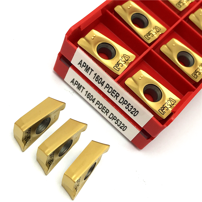 APMT1604 DP5320 outil Indexable d'insertion de fraisage Inserts en carbure outil de tournage CNC outil de coupe de haute qualité APMT 1604 pour BAP400