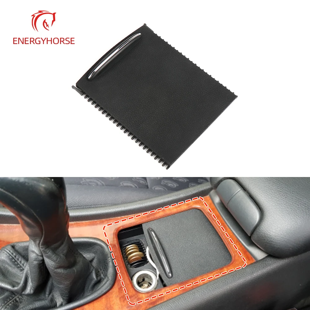 Centre Console Roller Blind Cover Cap Water Cup Holder Panel Roller Cover Accessory for Mercedes-Benz C-Class W203 C200 C280