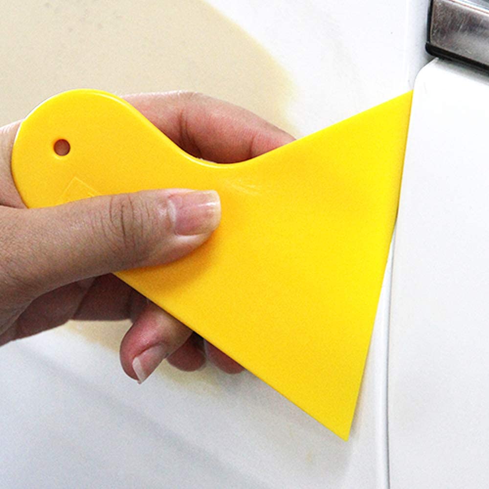 5/10 Cái Nhựa Cạp Xe Hơi Tự Động Vệ Sinh Dụng Cụ Lau Cửa Kính Chắn Gió Tuyết Xẻng Kính Nước Keo Loại Bỏ Khăn Lau dụng Cụ Vắt Dao