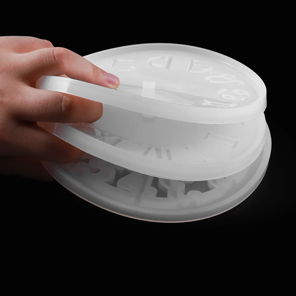 1 Cái Chữ Số Ả Rập Đồng Hồ Khuôn Silicon Handmade Thủ Công Đồng Hồ Nhựa Dính Khuôn Tạo Hình Cho Tự Làm Trang Sức Làm Việc Tìm Kiếm Công Cụ Tiếp Liệu