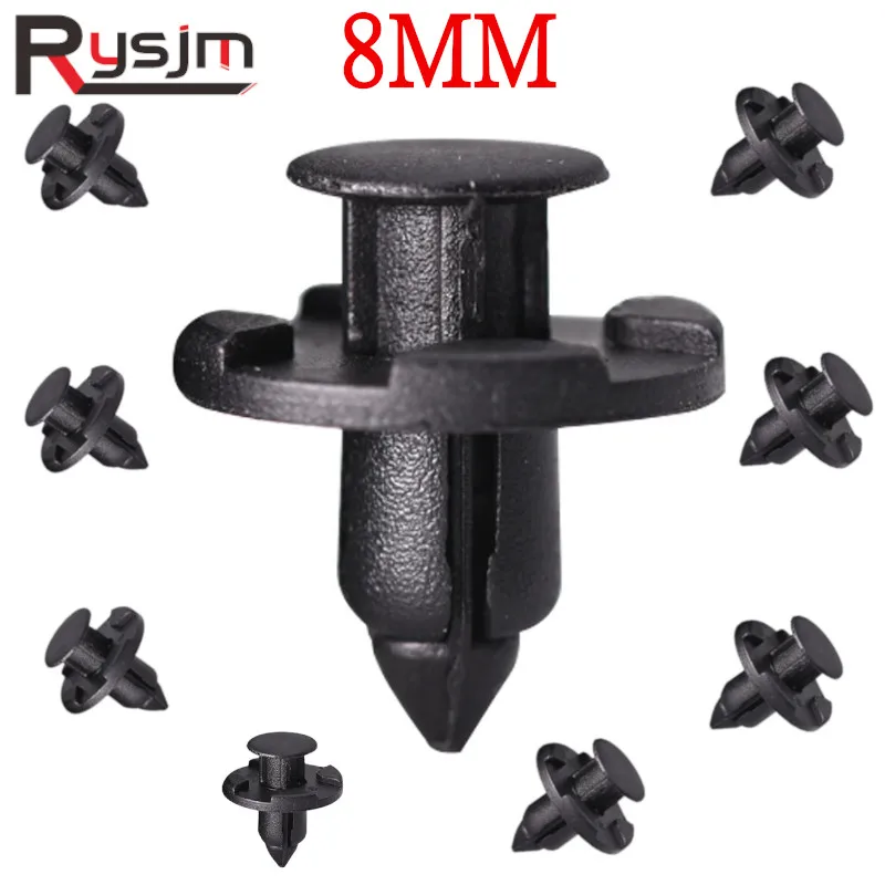 10 Chiếc/20 8Mm Tự Động Dây Đinh Tán Bình Giữ Kẹp Phù Hợp Với Nissan X-Trail Juke Qashqai micra Tiida Lá Phù Hợp Với Cho Subaru Forester