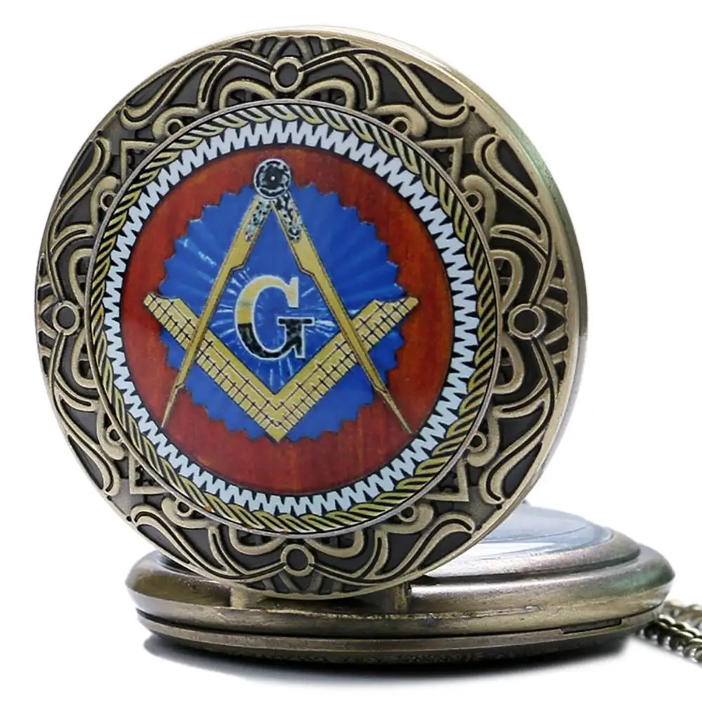 Đồng Hội Tam Điểm Freemasonry Chrome Vuông Và La Bàn Mason Retro Vòng Cổ Mặt Dây Chuyền Thạch Anh Đồng Hồ Bỏ Túi Quà Tặng Tốt Nhất Cho Freemason