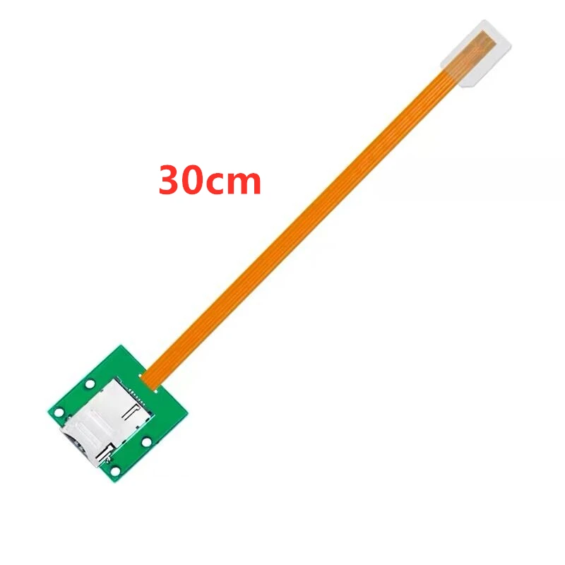 SIM มาตรฐานสายเคเบิลตัวแปลง FPC สาย15ซม.30ซม.2FF 3FF 4FF Nano บวกขนาดขนาด PCB Fixed Board