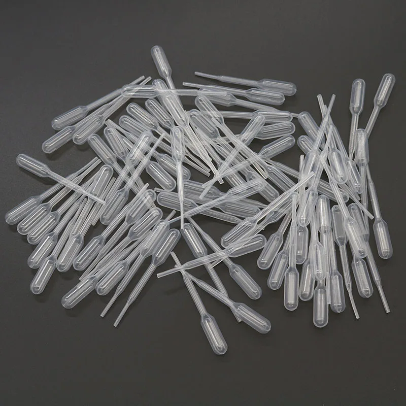 100 Máy Tính Khoa Học Vi Sinh Y Học Thí Nghiệm Tốt Nghiệp Nhiệt 0.2Ml Trong Suốt Loại Pipet Xả Nhựa An Toàn Ống Nhỏ Giọt
