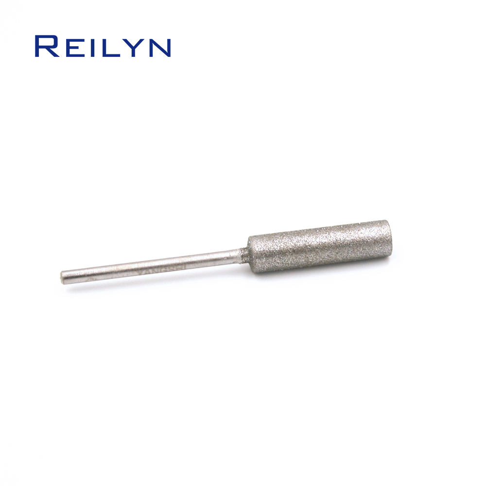 Grit 150 Ultra-long Diamond Grinding Drill Burr Set Polishing Grinding Head Mounted Bits for Dremel Rotary Tools 3mm x1.5-8mm