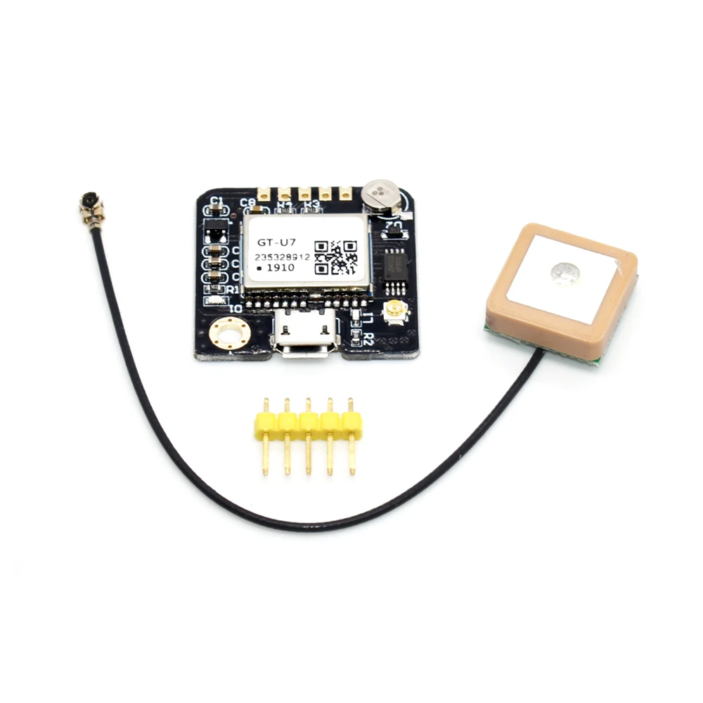 Módulo de navegación GPS GT-U7, posicionamiento por satélite, compatible con NEO-6M 51, microordenador de un solo chip STM32 para Arduino