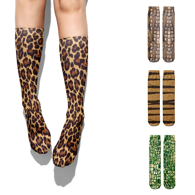 Neuheit Glücklich Lustig Männer Socken 3D Tier Gedruckt Socken Frauen Persönlichkeit Punk Skateboard Socke Weihnachtsgeschenk Calcetines Felices