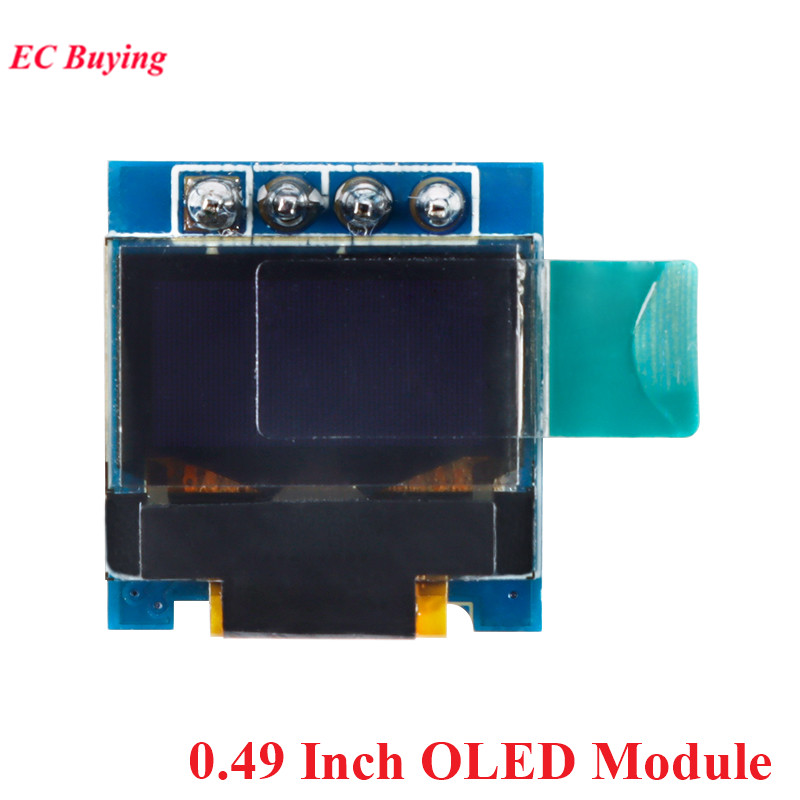0.49 Polegada módulo lcd de exibição oled branco 0.49 "tela 64x32 i2c interface iic ssd1306 driver para arduino avr stm32