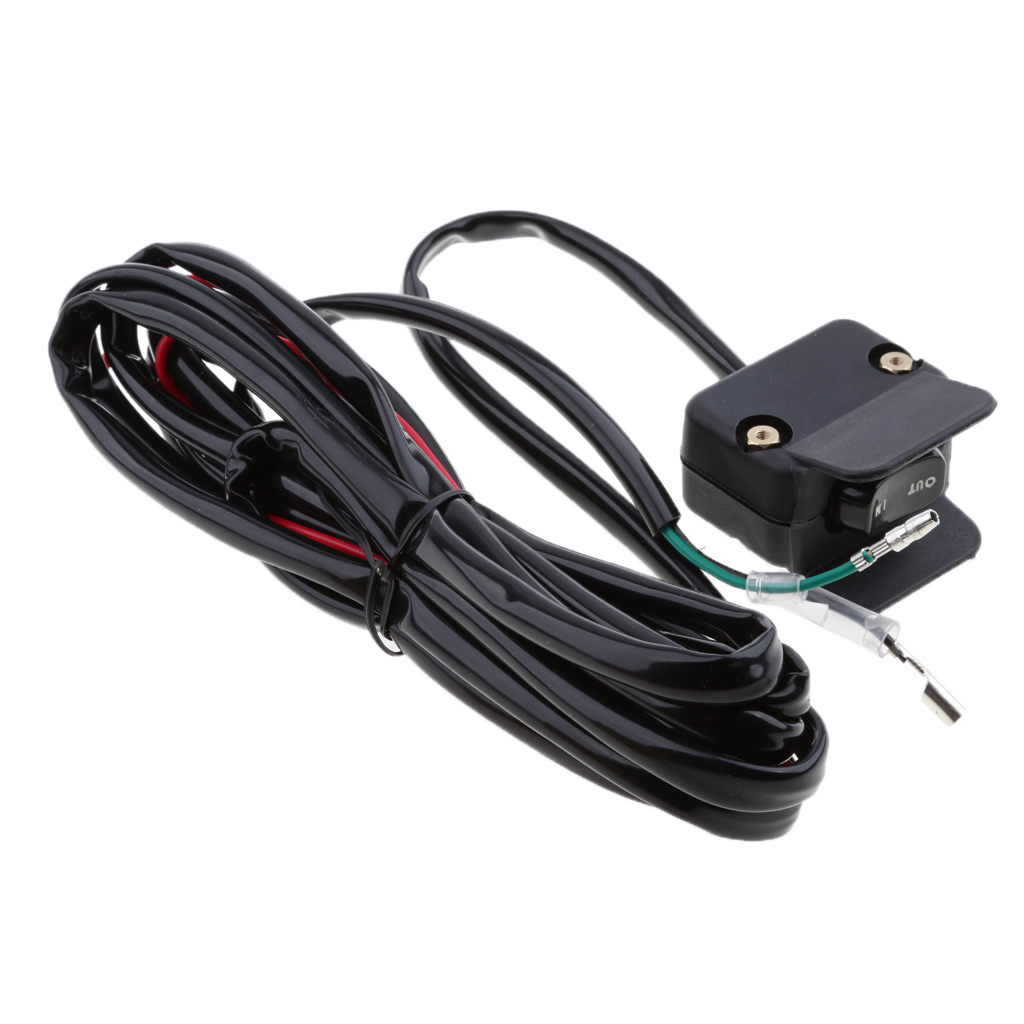 3m ATV UTV Winde Rocker Schalter Lenker Control Schalter für ATV / UTV Alle Winden Mini Rocker Control Linie warnen zubehör